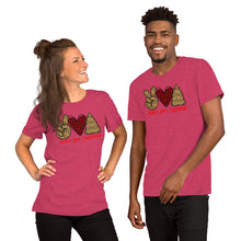 Load image into Gallery viewer, Peace Love Christmas 7 - Short-Sleeve Unisex T-Shirt