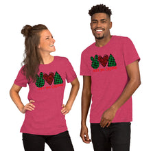 Load image into Gallery viewer, Peace Love Christmas 8 - Short-Sleeve Unisex T-Shirt
