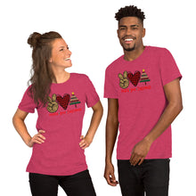 Load image into Gallery viewer, Peace love Christmas 6 - Short-Sleeve Unisex T-Shirt
