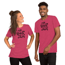 Load image into Gallery viewer, Life is a Beach Enjoy the Waves - Short-Sleeve Unisex T-Shirt - Short-Sleeve Unisex T-Shirt