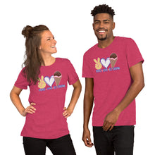 Load image into Gallery viewer, Peace Love Ice Cream - Short-Sleeve Unisex T-Shirt
