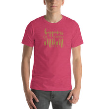 Load image into Gallery viewer, HAPPINESS IS BEING A MOM - Short-Sleeve Unisex T-Shirt