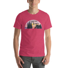 Load image into Gallery viewer, Camping Is My Therapy - Transparent - Transparent - Short-Sleeve Unisex T-Shirt