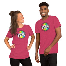 Load image into Gallery viewer, pride rainbow circle - Short-Sleeve Unisex T-Shirt