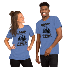 Load image into Gallery viewer, Camp More Worry Less Short-Sleeve Unisex T-Shirt