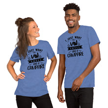 Load image into Gallery viewer, I just want to smell like a Campfire - Short-Sleeve Unisex T-Shirt