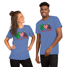 Load image into Gallery viewer, Peace Love Christmas 4 - Short-Sleeve Unisex T-Shirt