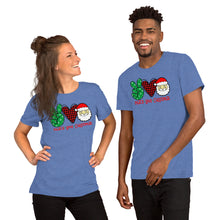 Load image into Gallery viewer, Peace Love Christmas 3 - Short-Sleeve Unisex T-Shirt