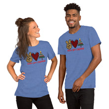 Load image into Gallery viewer, Peace love Christmas 6 - Short-Sleeve Unisex T-Shirt