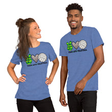Load image into Gallery viewer, Peace Love Volleyball - Short-Sleeve Unisex T-Shirt