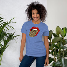 Load image into Gallery viewer, Red Lips and Leopard Tongue - Short-Sleeve Unisex T-Shirt