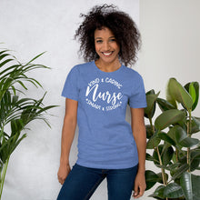 Load image into Gallery viewer, Kind & Caring Nurse White - Short-Sleeve Unisex T-Shirt