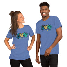 Load image into Gallery viewer, Peace Love Rescue - Short-Sleeve Unisex T-Shirt
