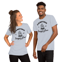 Load image into Gallery viewer, Camping is my Happy Place Short-Sleeve Unisex T-Shirt