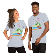 Load image into Gallery viewer, I Heart the Beach Short-Sleeve Unisex T-Shirt