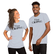 Load image into Gallery viewer, I Love Camping Short-Sleeve Unisex T-Shirt