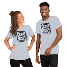Load image into Gallery viewer, Camp more worry less 2 Short-Sleeve Unisex T-Shirt