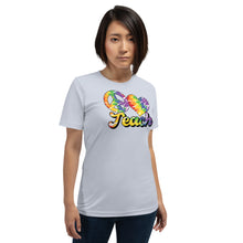 Load image into Gallery viewer, Teach - Teacher - Heart - Peace Short-Sleeve Unisex T-Shirt