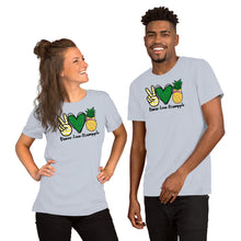 Load image into Gallery viewer, Peace Love Pineapple - Short-Sleeve Unisex T-Shirt