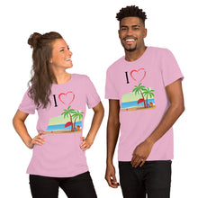 Load image into Gallery viewer, I Heart the Beach Short-Sleeve Unisex T-Shirt