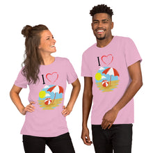 Load image into Gallery viewer, I Heart The Beach 2 Short-Sleeve Unisex T-Shirt
