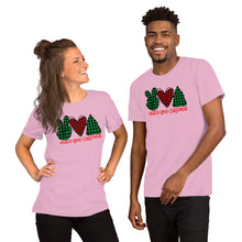 Load image into Gallery viewer, Peace Love Christmas 8 - Short-Sleeve Unisex T-Shirt
