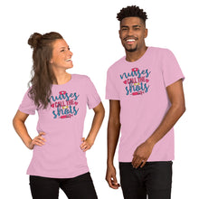 Load image into Gallery viewer, Nurses Call The Shots 2 - Short-Sleeve Unisex T-Shirt