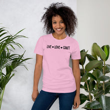 Load image into Gallery viewer, Live Love Craft - Short-Sleeve Unisex T-Shirt