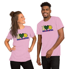 Load image into Gallery viewer, Peace Love Softball - Short-Sleeve Unisex T-Shirt