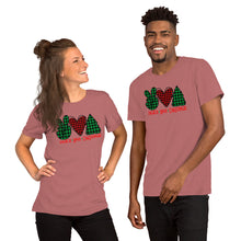 Load image into Gallery viewer, Peace Love Christmas 8 - Short-Sleeve Unisex T-Shirt