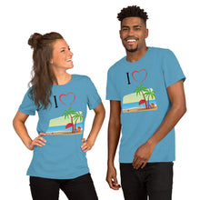 Load image into Gallery viewer, I Heart the Beach Short-Sleeve Unisex T-Shirt