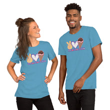 Load image into Gallery viewer, Peace Love Ice Cream - Short-Sleeve Unisex T-Shirt