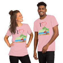 Load image into Gallery viewer, I Heart the Beach Short-Sleeve Unisex T-Shirt