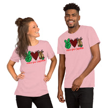 Load image into Gallery viewer, Peace Love Christmas 2 - Short-Sleeve Unisex T-Shirt