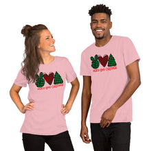 Load image into Gallery viewer, Peace Love Christmas 8 - Short-Sleeve Unisex T-Shirt