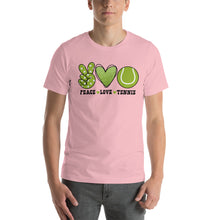 Load image into Gallery viewer, Peace Love Tennis - Short-Sleeve Unisex T-Shirt