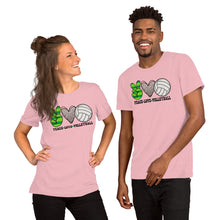 Load image into Gallery viewer, Peace Love Volleyball - Short-Sleeve Unisex T-Shirt