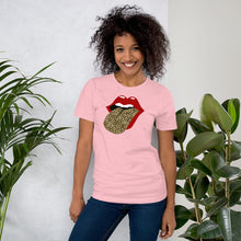 Load image into Gallery viewer, Red Lips and Leopard Tongue - Short-Sleeve Unisex T-Shirt