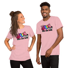 Load image into Gallery viewer, Peace Love Skate - Short-Sleeve Unisex T-Shirt