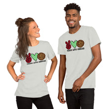 Load image into Gallery viewer, Peace Love Cookies - Short-Sleeve Unisex T-Shirt
