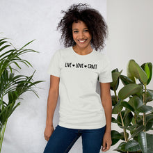 Load image into Gallery viewer, Live Love Craft - Short-Sleeve Unisex T-Shirt