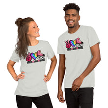 Load image into Gallery viewer, Peace Love Skate - Short-Sleeve Unisex T-Shirt