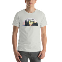 Load image into Gallery viewer, Camping Is My Therapy - Transparent - Transparent - Short-Sleeve Unisex T-Shirt