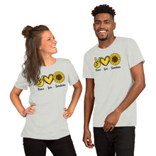 Load image into Gallery viewer, Peace Love Sunshine - Short-Sleeve Unisex T-Shirt