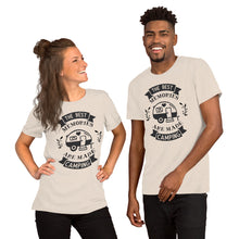 Load image into Gallery viewer, The best memories are made camping Short-Sleeve Unisex T-Shirt