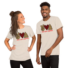 Load image into Gallery viewer, Peace Love Christmas 7 - Short-Sleeve Unisex T-Shirt