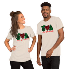 Load image into Gallery viewer, Peace Love Christmas 8 - Short-Sleeve Unisex T-Shirt
