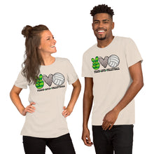 Load image into Gallery viewer, Peace Love Volleyball - Short-Sleeve Unisex T-Shirt