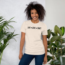 Load image into Gallery viewer, Live Love Craft - Short-Sleeve Unisex T-Shirt