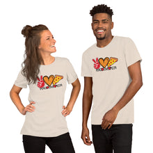 Load image into Gallery viewer, Peace Love Pizza - Short-Sleeve Unisex T-Shirt